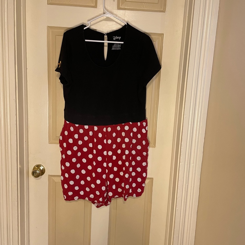 Minnie mouse shorts romper